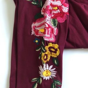 Agnes & Dora embroidered leggings